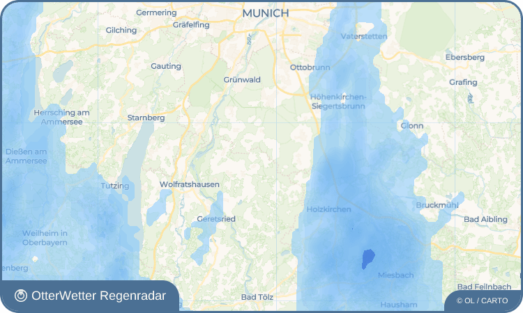 OtterWetter Regenradar-Widget Endlhausen