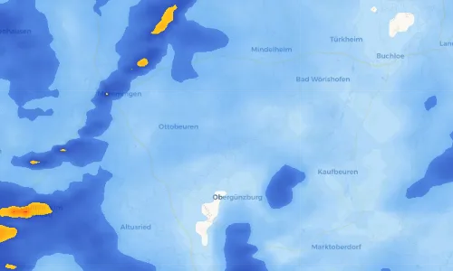 Regenradar Vorschaubild - Aktuelle Niederschläge in Engetried und Umgebung