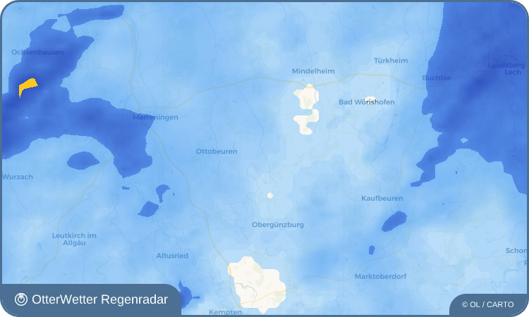 OtterWetter Regenradar-Widget Engetried