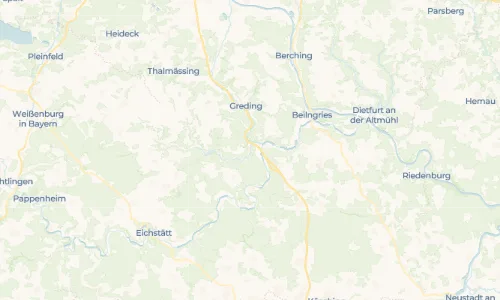 Regenradar Vorschaubild - Aktuelle Niederschläge in Enkering und Umgebung