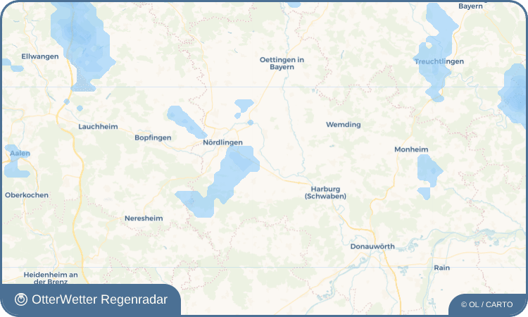 Widget-Vorschau für Enkingen Wetter-Widget-Vorschau mit Vorhersagedaten für Enkingen