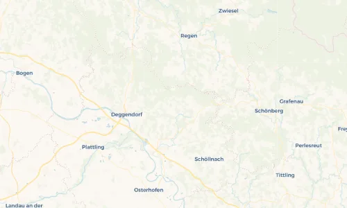 Regenradar-Vorschau: aktuelle Niederschläge in Ensbach und Umgebung