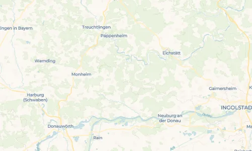 Regenradar-Vorschau: aktuelle Niederschläge in Ensfeld und Umgebung