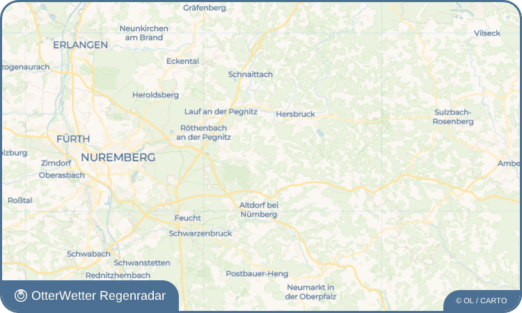 OtterWetter Regenradar-Widget Entenberg