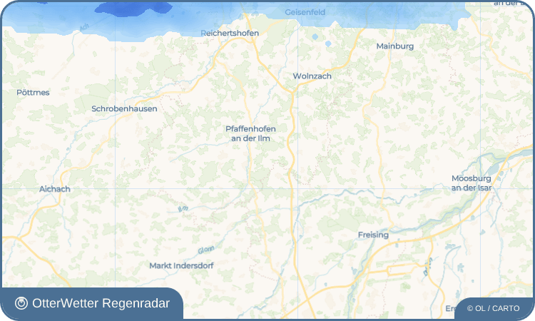 Wetter-Widget-Vorschau mit Vorhersagedaten für Entrischenbrunn