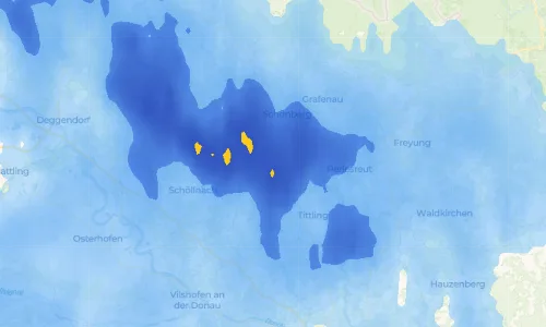 Regenradar Vorschaubild - Aktuelle Niederschläge in Entschenreuth und Umgebung