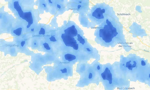 Regenradar Enzerweis: aktuelle Niederschläge in Enzerweis und Umgebung, Stand 28. Oktober 2026 um 14:45 Uhr