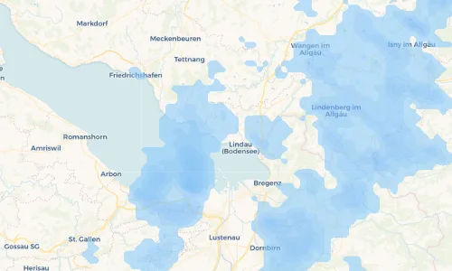 Regenradar Vorschaubild - Aktuelle Niederschläge in Enzisweiler und Umgebung