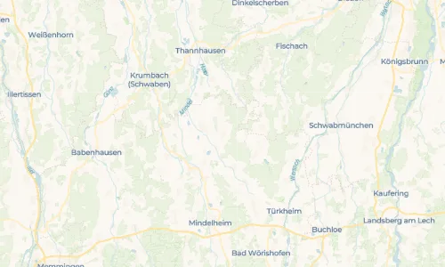 Regenradar Vorschaubild - Aktuelle Niederschläge in Eppishausen und Umgebung