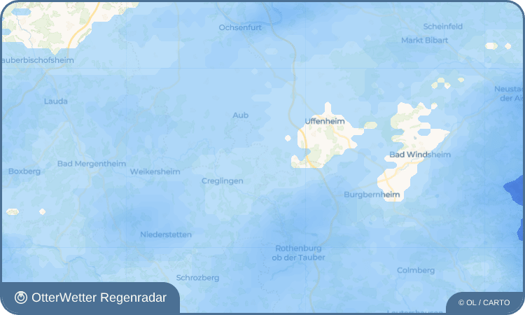 OtterWetter Regenradar-Widget Equarhofen