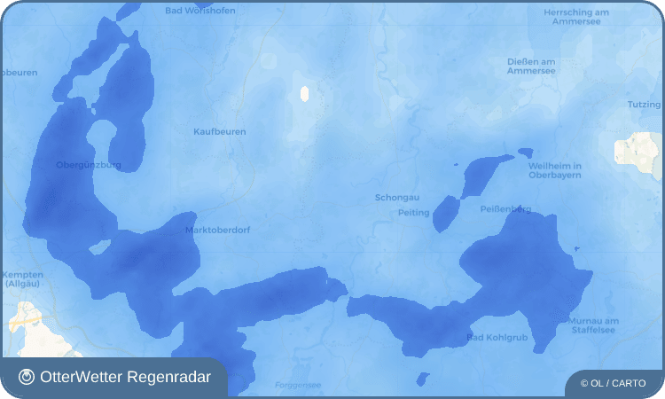 OtterWetter Regenradar-Widget Erbenschwang