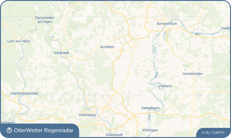 OtterWetter Regenradar-Widget Erbshausen-Sulzwiesen
