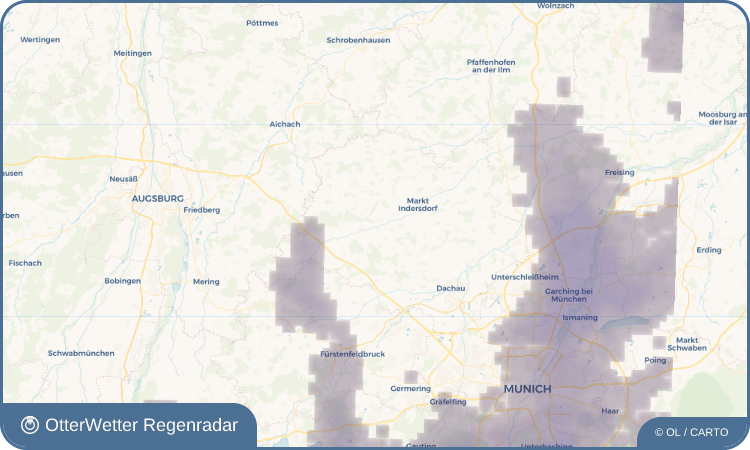 OtterWetter Regenradar-Widget Erdweg