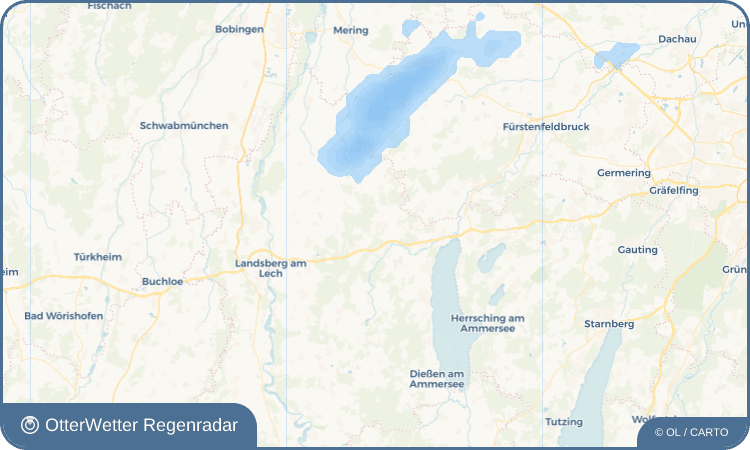 Wetter-Widget-Vorschau mit Vorhersagedaten für Eresing