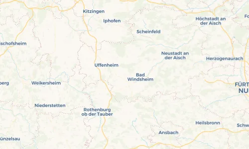 Regenradar Vorschaubild - Aktuelle Niederschläge in Ergersheim und Umgebung