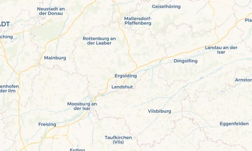 Regenradar Vorschaubild - Aktuelle Niederschläge in Ergolding und Umgebung