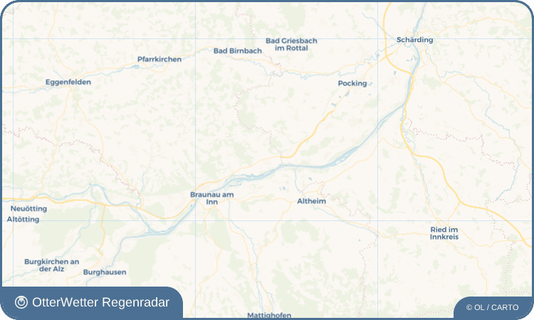 Widget-Vorschau für Ering Wetter-Widget-Vorschau mit Vorhersagedaten für Ering