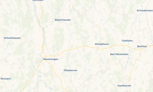 Regenradar Vorschaubild - Aktuelle Niederschläge in Erkheim und Umgebung