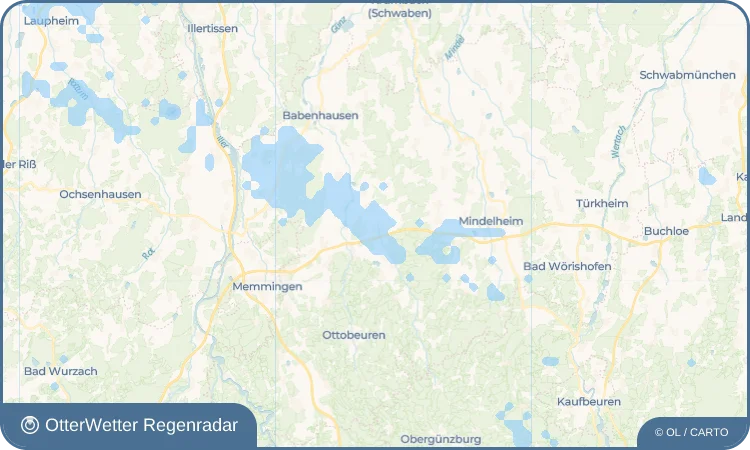 Widget-Vorschau für Erkheim Wetter-Widget-Vorschau mit Vorhersagedaten für Erkheim