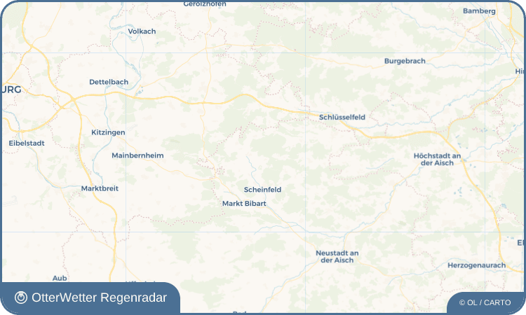 Wetter-Widget-Vorschau mit Vorhersagedaten für Erlabronn