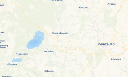 Regenradar-Vorschau: aktuelle Niederschläge in Erlenbach bei Marktheidenfeld und Umgebung