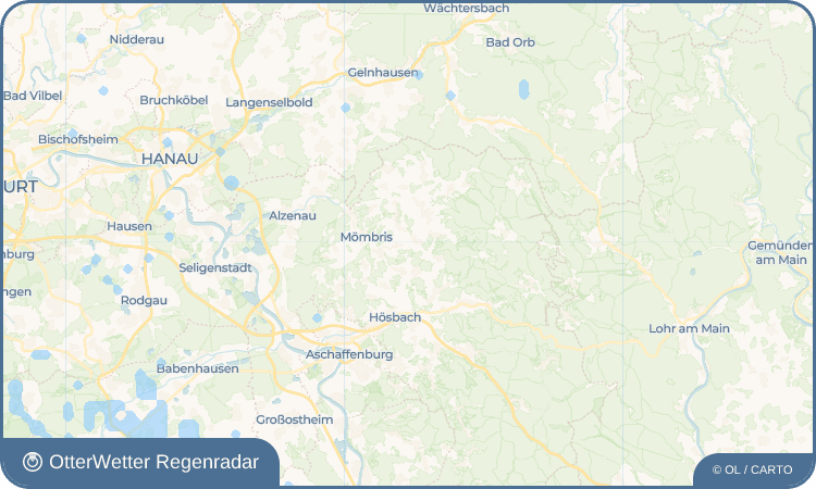 OtterWetter Regenradar-Widget Erlenbach