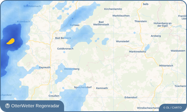 OtterWetter Regenradar-Widget Erllohe