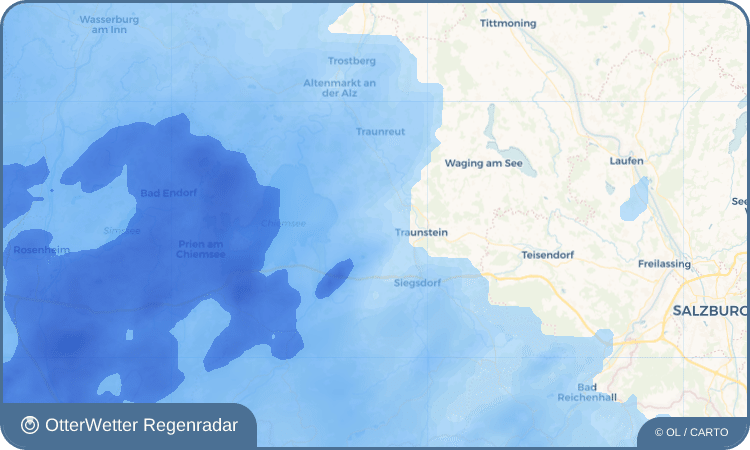 Wetter-Widget-Vorschau mit Vorhersagedaten für Erlstätt