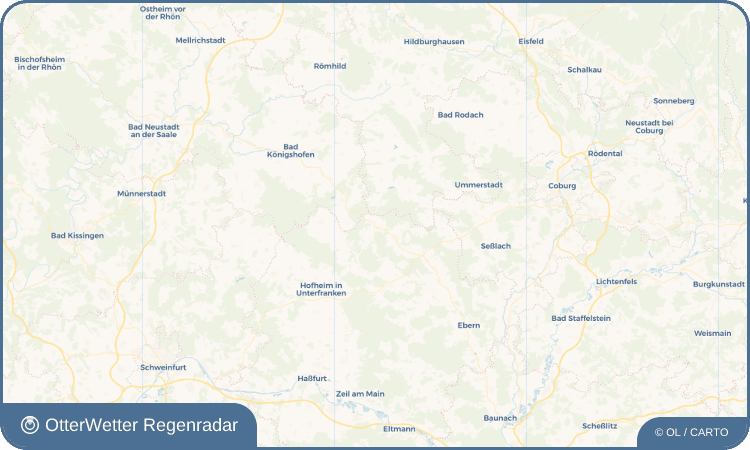 OtterWetter Regenradar-Widget Ermershausen