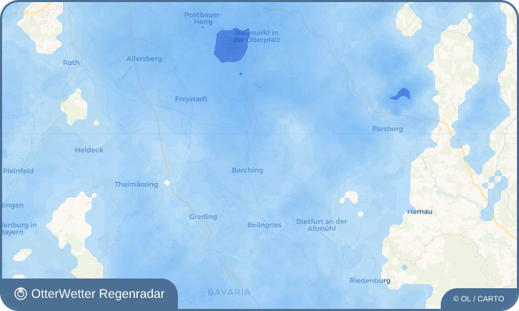 OtterWetter Regenradar-Widget Ernersdorf