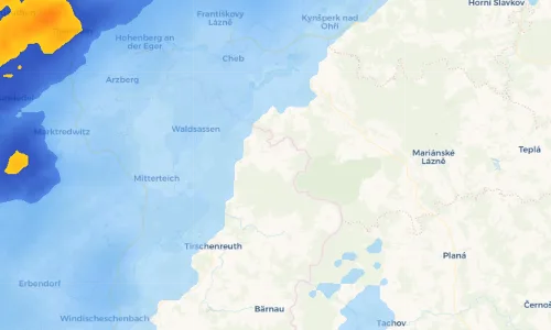 Regenradar Vorschaubild - Aktuelle Niederschläge in Ernestgrün und Umgebung