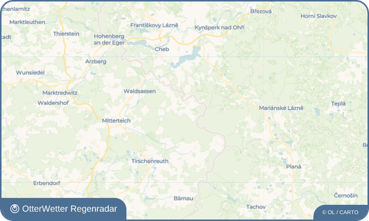 OtterWetter Regenradar-Widget Ernestgrün