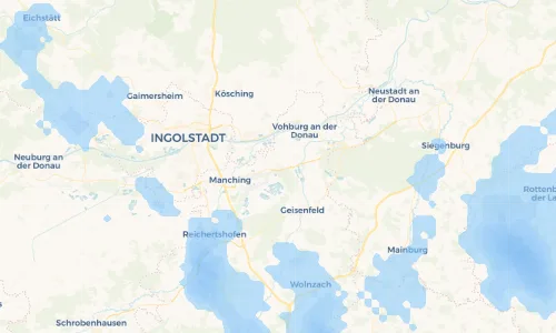 Regenradar Vorschaubild - Aktuelle Niederschläge in Ernsgaden und Umgebung