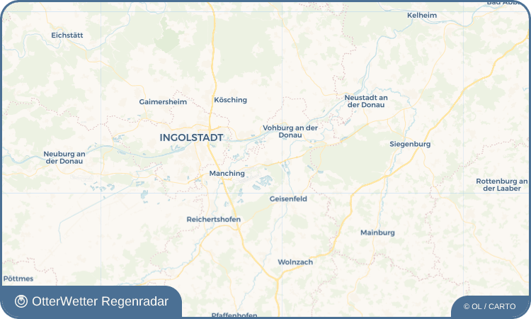 OtterWetter Regenradar-Widget Ernsgaden