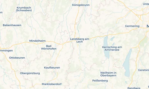 Regenradar Vorschaubild - Aktuelle Niederschläge in Erpfting und Umgebung