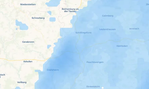 Regenradar Vorschaubild - Aktuelle Niederschläge in Erzberg und Umgebung