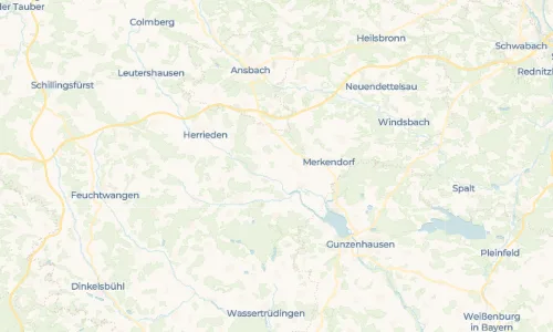 Regenradar Vorschaubild - Aktuelle Niederschläge in Esbach und Umgebung