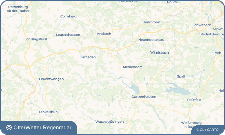 OtterWetter Regenradar-Widget Esbach