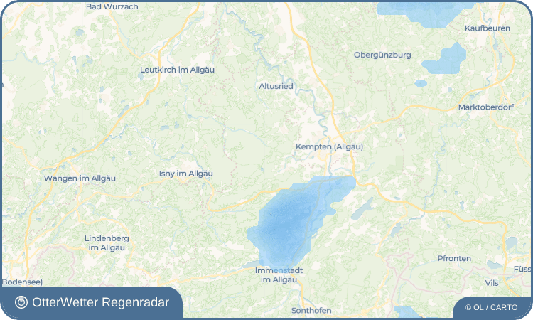 OtterWetter Regenradar-Widget Eschach