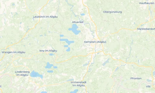 Regenradar Vorschaubild - Aktuelle Niederschläge in Eschachried und Umgebung