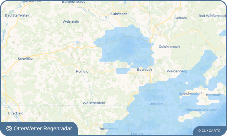 OtterWetter Regenradar-Widget Eschen