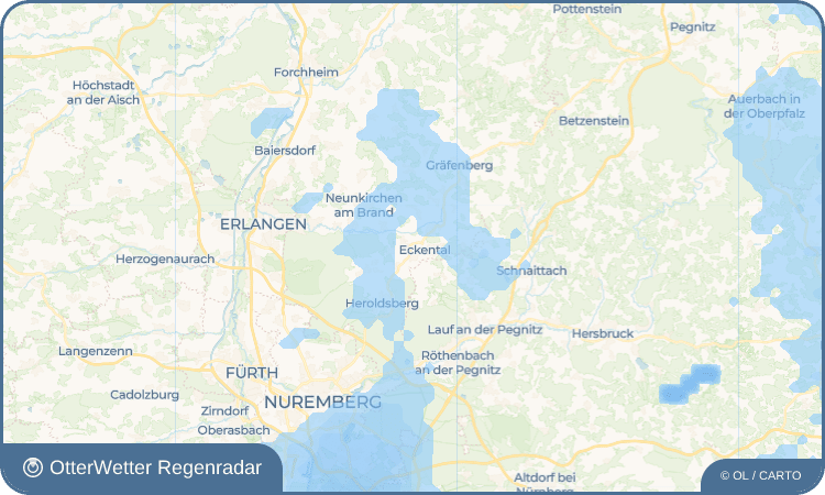 OtterWetter Regenradar-Widget Eschenau