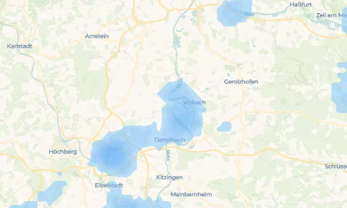 Regenradar Vorschaubild - Aktuelle Niederschläge in Escherndorf und Umgebung