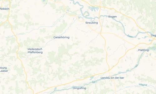 Regenradar Vorschaubild - Aktuelle Niederschläge in Eschlbach und Umgebung