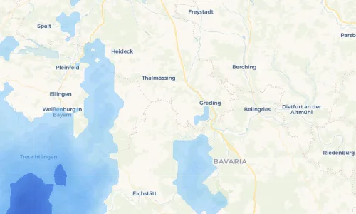 Regenradar Vorschaubild - Aktuelle Niederschläge in Esselberg und Umgebung