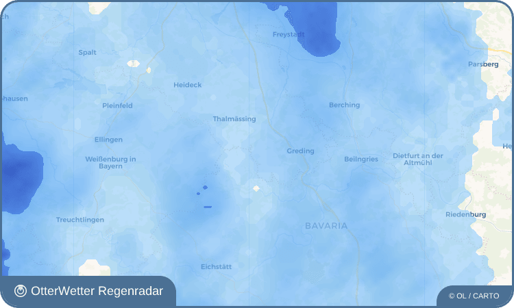 Wetter-Widget-Vorschau mit Vorhersagedaten für Esselberg