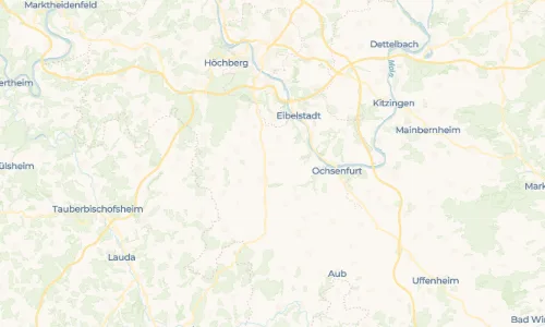 Regenradar Eßfeld: aktuelle Niederschläge in Eßfeld und Umgebung, Stand 30. Oktober 2026 um 16:45 Uhr