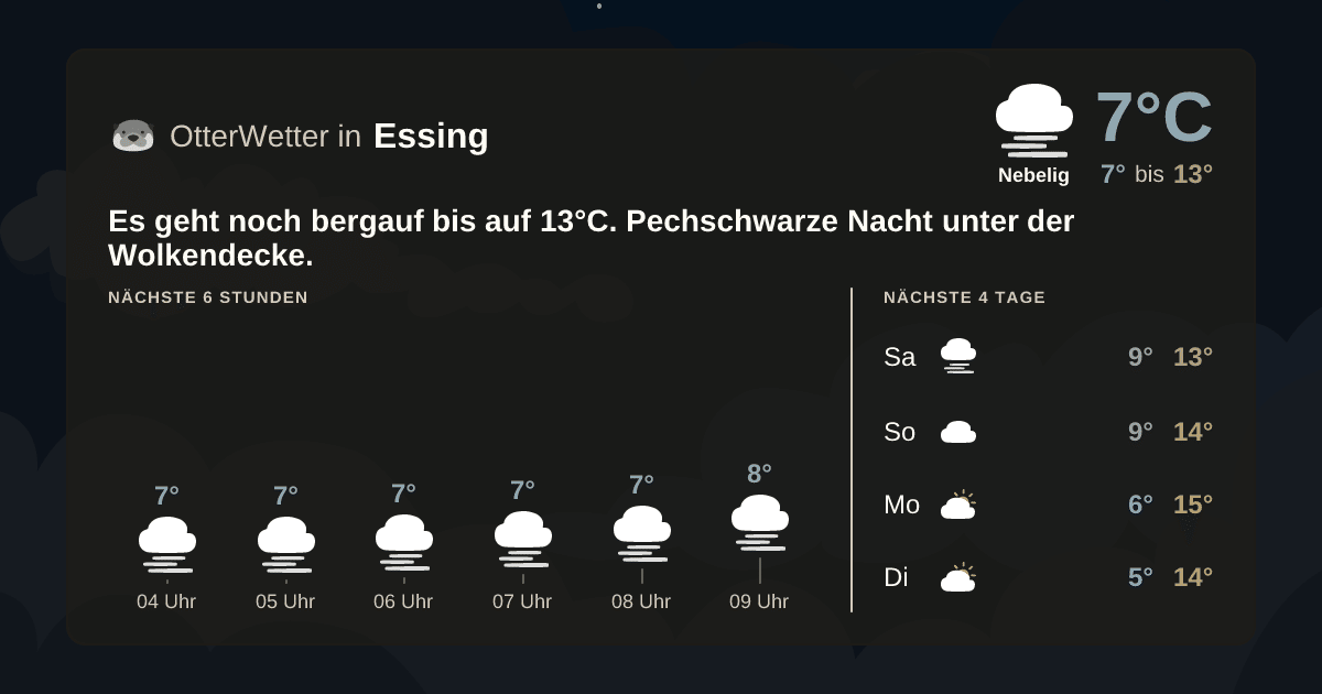OtterWetter-Widget Essing
