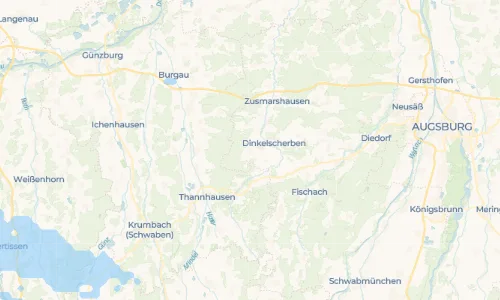 Regenradar Vorschaubild - Aktuelle Niederschläge in Ettelried und Umgebung