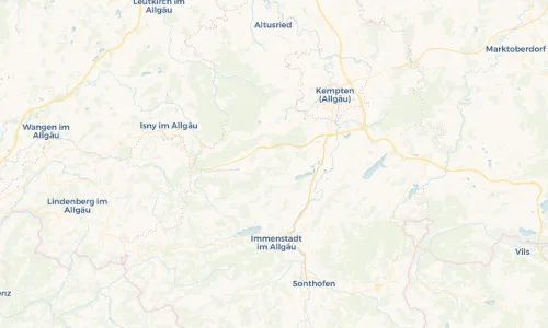 Regenradar Vorschaubild - Aktuelle Niederschläge in Ettensberg und Umgebung